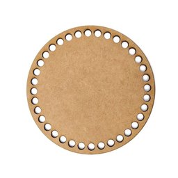Kit 150 Bases Redonda 10 Cm Mdf Cru para Cesto Crochê Fio de Malha - 2