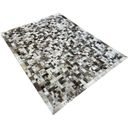 Ver imagem 2 de Tapete de couro cinza natural malhado 1,50x2,00 c/b