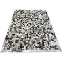 Ver imagem 1 de Tapete de couro cinza natural malhado 1,50x2,00 c/b