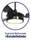 Ver imagem 3 de Ventilador de Teto Valen com Led Branco Quente Motor Grande Potente