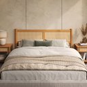 Ver imagem 4 de Cabeceira de Madeira Queen para Cama Box 168 cm Rattan Palhinha Freijó Cefira Idimex