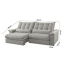 Ver imagem 6 de Sofá Classic Linho 02 Módulos 100 Cm B25 Meu Sofá Online