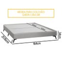 Ver imagem 4 de Base Cama Box Orgânica Montreal 164x206cm Queen Size Bouclê - Sofa Store:bouclê Cinza Claro
