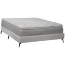Ver imagem 3 de Base Cama Box Orgânica Montreal 164x206cm Queen Size Bouclê - Sofa Store:bouclê Cinza Claro