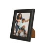 Porta Retrato Moldura Madeira Preto Fosco Black Prime Classic 10x15 - 1