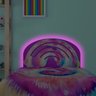 Cabeceira Infantil Arco Íris Tie-Dye com LED Ides - 1