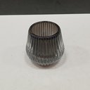 Ver imagem 2 de Castiçal Porta Vela Decorativo Home&co Vidro 6x7x7cm Fume