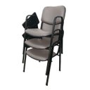 Ver imagem 1 de 03 Cadeiras Universitárias Linha Hotel Auditório Cinza