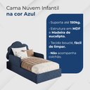 Ver imagem 2 de Cama Infantil Nuvem para Menino com Proteção Lateral Alta Design Moderno e Aconchegante Azul