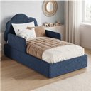 Ver imagem 1 de Cama Infantil Nuvem para Menino com Proteção Lateral Alta Design Moderno e Aconchegante Azul