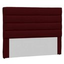 Ver imagem 2 de Cabeceira Casal Estofada Berlim Bordô -m&f Decor