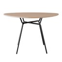 Ver imagem 3 de Mesa de Jantar Orgânica 120CMX90CM Barcelona Marrom/Nogueira/Preto
