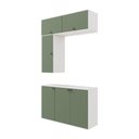 Ver imagem 2 de Conjunto para Banheiro Kappesberg Celeste 4 Peças Branco/verde 120cm