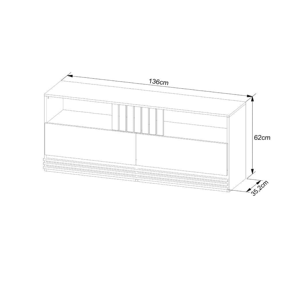 Rack para TV de até 42 - Natural/Palha - 5