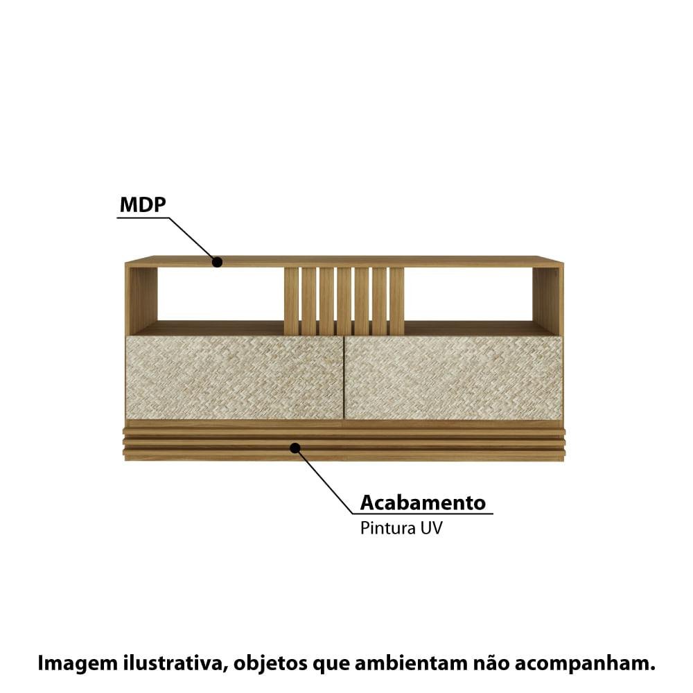 Rack para TV de até 42 - Natural/Palha - 2