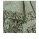 Ver imagem 2 de Conjunto de 4 Guardanapos Lila Franjas 45cm Verde Oliva Copa & Cia