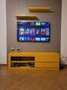 Ver imagem 7 de Painel Ripado Versátil: 03 Unid. 270x110cm Larg. Talatto Painéis Cinza