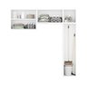 Conjunto com 3 Armários de Lavanderia Suspenso Multimóveis Cr30048 Branco - 5