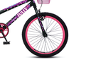 Ver imagem 2 de Bicicleta Jully Aro 20 Aero 36 Raias, Freios V-brake Dianteiro e Traseiro, Suporte de Guidão Down Hi