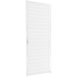 Porta Lambril Branca C/maçaneta 2,10 X 0,80 Dir.