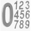 Ver imagem 1 de Numero Residencial Aluminio 1 - Roper Plast