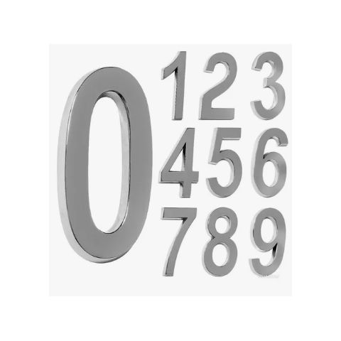 Numero Residencial Aluminio 1 - Roper Plast