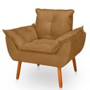 Ver imagem 4 de Poltrona Opala para Sala Confortável e Reforçada Suede