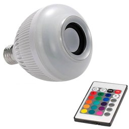 Lâmpada Led Musical Bluetooth Rgb com Controle Remoto - 1