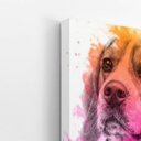 Ver imagem 3 de Quadro Beagle Cachorro Aquarela Tinta Canvas 20x30cm