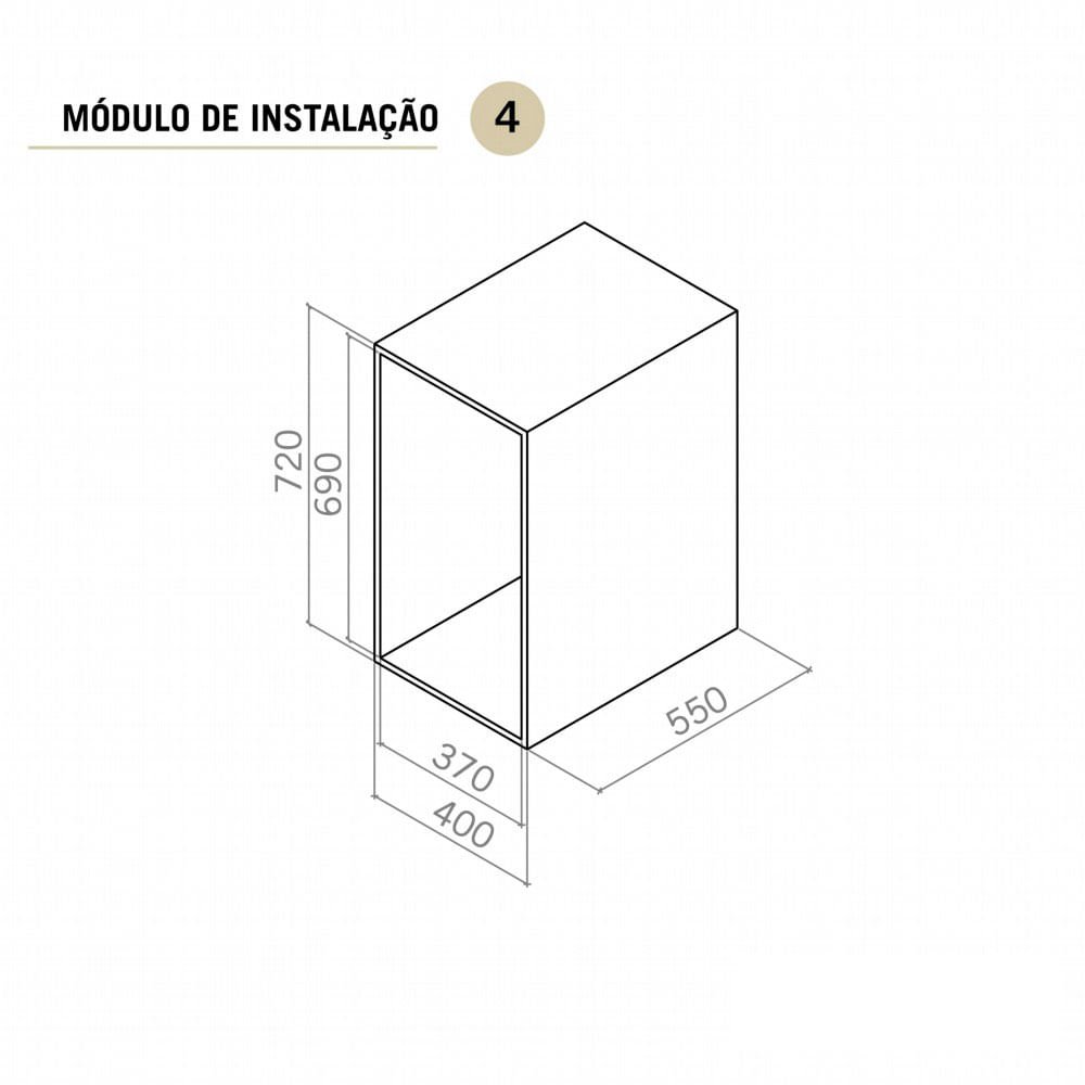 Lixeira Dupla com Corrediça Telescópica 325x440x450 Mm 1041 Masutti Copat Preto Fosco - 2