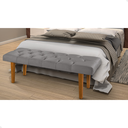 Ver imagem 4 de Puff Recamier Quarto Sala 90 Cm Solteiro Banqueta Decoração Penteadeira Pés Palito Retrô Vintage