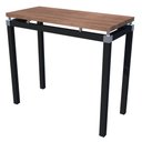 Ver imagem 3 de Aparador Decorativo Para Sala de Estar Malva Estilo Industrial 90cm BP Nature Preta - Desk Design Ar