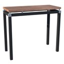 Ver imagem 1 de Aparador Decorativo Para Sala de Estar Malva Estilo Industrial 90cm BP Nature Preta - Desk Design Ar