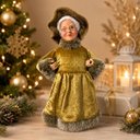 Ver imagem 4 de Mamãe Noel Dourada 30 cm - Grillo 65629-152
