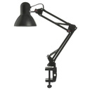 Ver imagem 2 de Luminária Mesa Abajur Articulável Metal Escritório Flex 2 em 1 Preta Bivolt