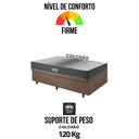 Ver imagem 6 de Base Box Baú 88x188 Linho com Colchão Dual Firm Espuma Ecoflex