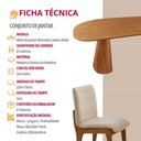Ver imagem 3 de Sala de Jantar Noronha 8 Lugares Cadeiras Bella Linho Off White 220cm Mobillare
