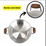 Panelão Caçarola Grossa Aluminio Batido 32 Panela 10 Litros - 5
