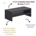 Ver imagem 6 de Suporte para Monitor e Notebook Home Office de Mesa em Mdf