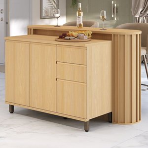 Bancada de Cozinha 144cm com Tampo 120cm 3 Portas e 2 Gavetas com Tampo Aura Luciane Móveis