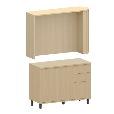 Bancada de Cozinha com Balcão 100% MDF 144cm Aura Luciane Móveis