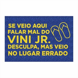 Tapete Vinil Se Veio Falar Mal do Vini Jr 60x40cm Decorativo - 2