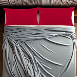 Conjunto Porta Travesseiro em Veludo Liso Várias Cores Cor:vermelho - 2