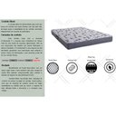 Ver imagem 4 de Cama Box Baú Solteiro: Colchão Espuma D45 Herval / Ag65 Black Double Face + Base Crc Suede Black(