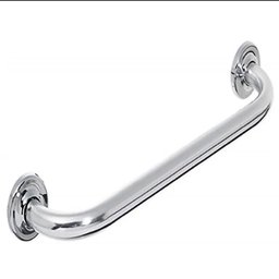 Alça de Apoio Banheiro Inox Barra 50cm Deficiente Idoso Cadeirante Acessibilidade - 1