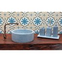 Ver imagem 4 de Cuba Bojo Pia de Sobrepor Pedra Sabão Reto 35 Cm