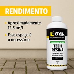 Resina Multiuso Base D'agua 1l Tech - 4