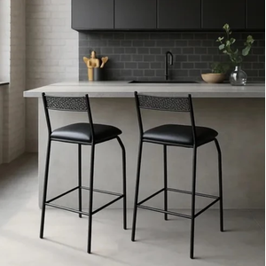 Banqueta Alta para Balcão Bistrô Bancada Reforçadas em Aço Conforto Uma Unidade