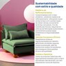 Sofá Modular Braço Lateral com Pé Bolinha Sôma CabeCasa MadeiraOriginals - 9