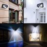 Luminária Solar Sensor de Movimento Presença Parede LED 3 Funçoes Lâmpada Prova D'Água Iluminaç - 8